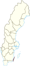 Расположение провинции Эланд в Швеции