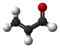 Акролеин: вид молекулы