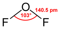 Фторид кислорода(II): химическая формула