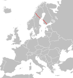 Blank map of Europe cropped - E12.svg
