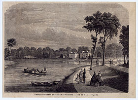Вид на озеро Миним (гравюра Анри Руссо, 1860 год)