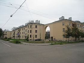 Серафимовский городок со стороны ул. Белоусова летом 2011 г.