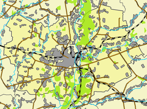 Полтавский район, карта