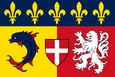 Флаг региона Рона—Альпы