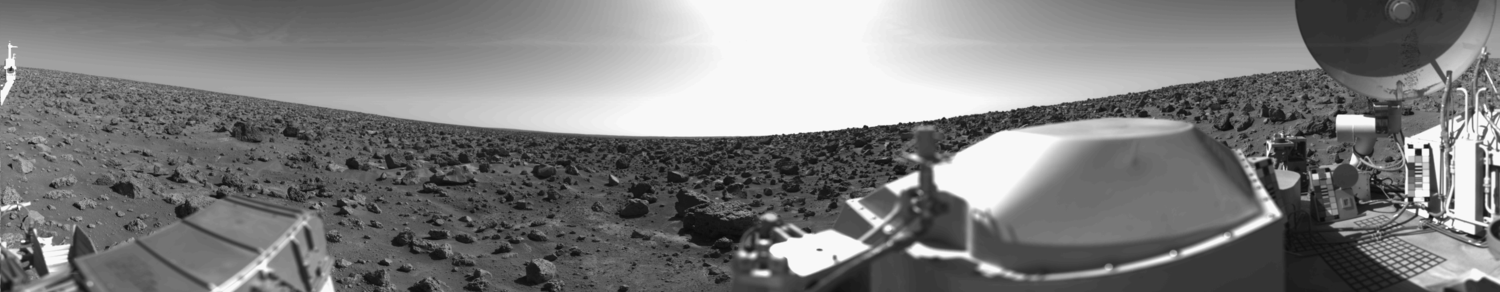 Изображение Равнины Утопия сделанное спускаемым аппаратом «Викинг-2»