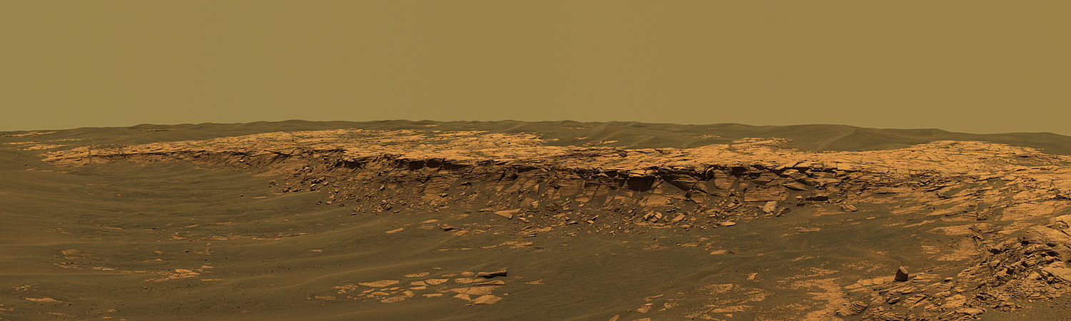 «Обнажение Пейсона» на западном крае кратера Эребус