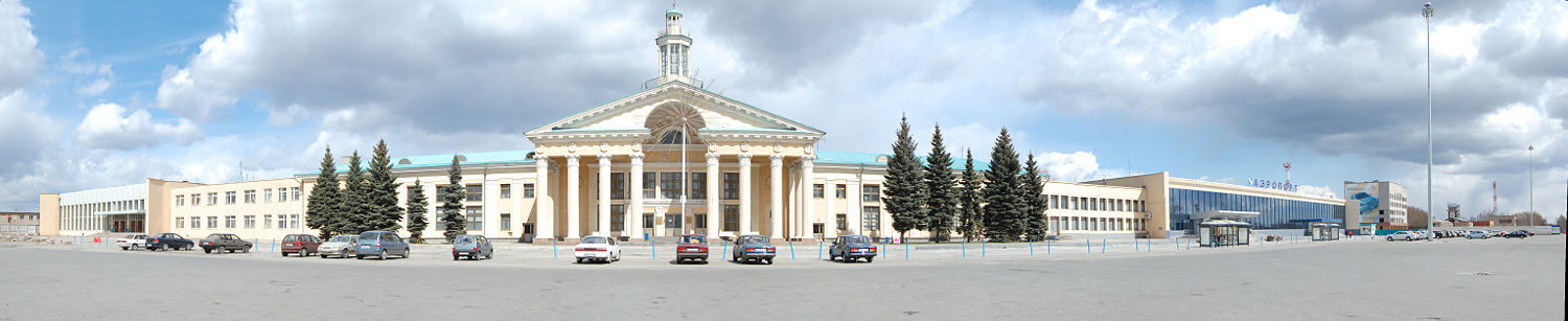 Панорама комплекса зданий аэропорта &amp;amp;quot;Челябинск&amp;amp;quot;
