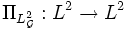 \Pi_{L^2_{\mathcal{G}}}:L^2 \to L^2