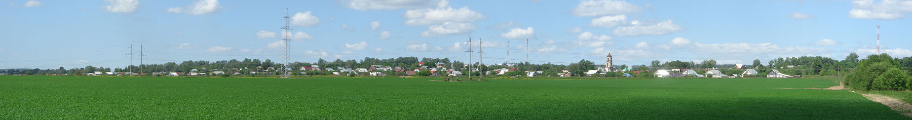 Вид на село с южной стороны.