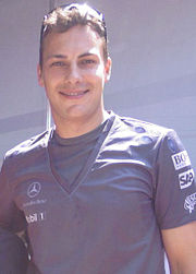 Паффетт в качестве тест-пилота McLaren в 2006.