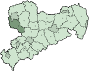 Лейпциг (район) на карте