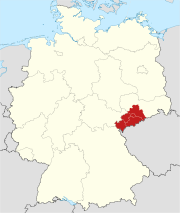 Дирекционный округ Хемниц на карте