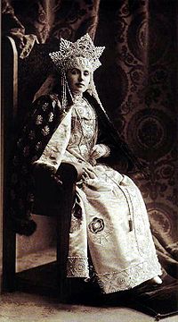 дочь Эмма Фредерикс, костюмированный бал 1903 года