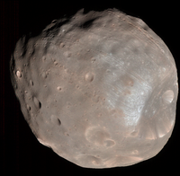 Снимок Фобоса, сделанный аппаратом Mars Reconnaissance Orbiter 23 марта 2008 года