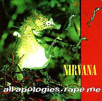 Обложка сингла «Rape Me» (Nirvana, 1993)