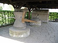 Corn mill (archaeological park Xanten, Germany, 2005-04-23).jpg