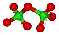 Оксид хлора(VII): вид молекулы
