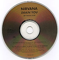 Обложка сингла «Drain You» (Nirvana, 1996)
