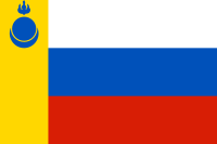 Flag of Aghin Buriatia (Aghin Buryatia) (1996).svg