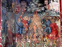 Fresco Susanna in church Dmitri Prilutsky.JPG