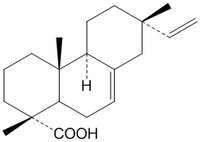 Изопимаровая кислота: химическая формула