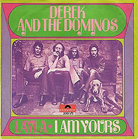 Обложка сингла «Layla» (Derek and the Dominos, 1971)