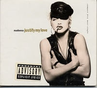 Обложка сингла «Justify My Love» (Мадонны, 1990)