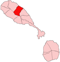 Округ Крист-Чёрч-Нихола-Таун на карте