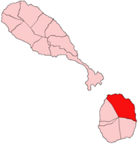 Округ Сент-Джеймс-Винвард на карте
