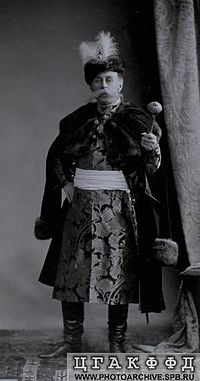 На костюмированном балу 1903 года