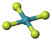 Тетрафторид ксенона: вид молекулы