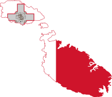 Flag map of Malta.svg