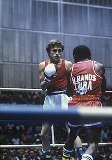Сабиров во время финального боя на ОИ 1980