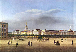 Бульвар, вид с Дворцовой площади