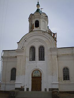 Вознесенский собор во время реставрации в 2010 году