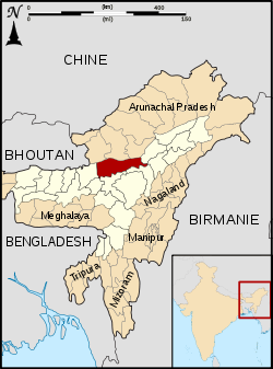 Сонитпур на карте