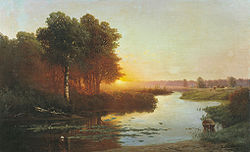 Атрыганьев Н.А.[1] Вид на реку Остер в Могилевской губернии. 1885