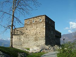 Bellinzona Castello di Sasso Corbaro aussen.jpg