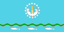 Flag of Abyysky rayon (Yakutia).png
