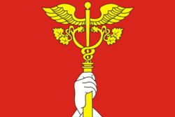 Flag of Oktyabrskoe (Mariinsko-Posadsky rayon).png