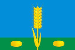 Flag of Rozhdestvenskoe (Karagaysky rayon).png