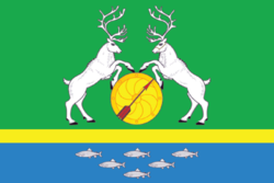 Flag of Tuguro-Chumikansky rayon (Khabarovsk krai).png