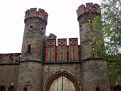 Ворота крепости Фридрихсбург (до реставрации)