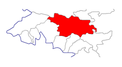 Location of Toktogul District in Jalal-Abad Province, Kyrgyzstan.png