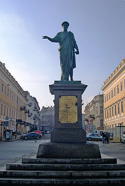 Ukraine, Odessa, Duke statue.jpg