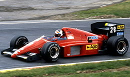 Ferrari F1-86 Юханссона на Гран-при Великобритании 1986