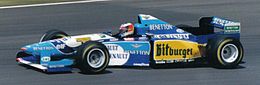 B195 М. Шумахера на Гран-при Великобритании