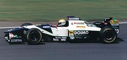 Minardi Hart M197 Пьерлуиджи Мартини на Гран-при Великобритании 1995
