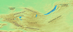 Карта Алтай-Саяны