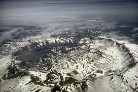 Кальдера вулкана Аниакчак (1977 г.). Снимок NPS.